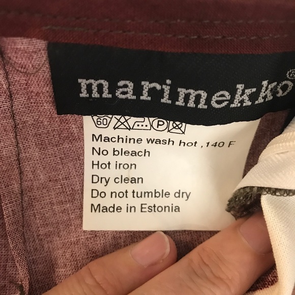 Marimekko Vtg 1970’s Unikko Floral wide leg Pants - Picture 4 of 7